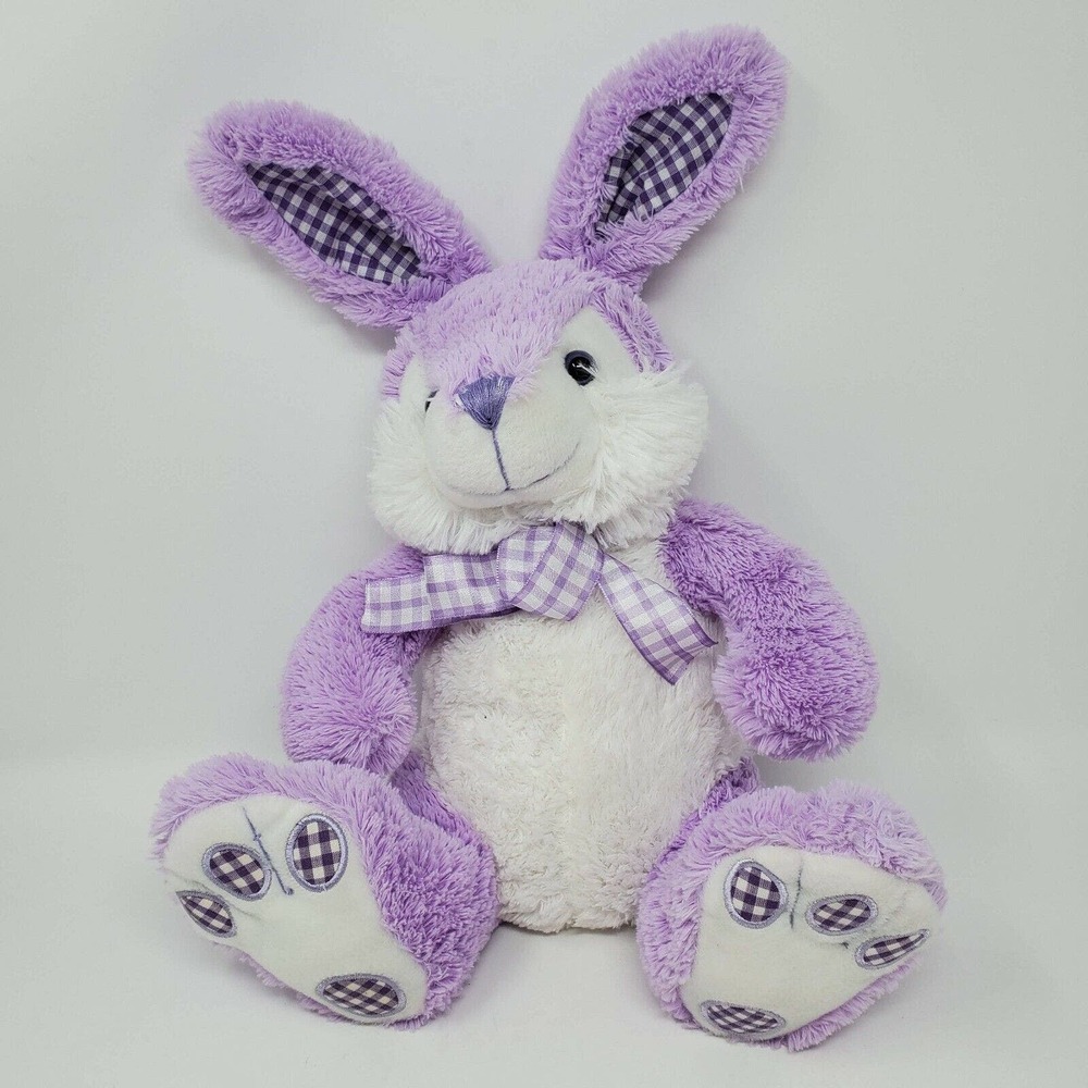 Anico International 15" Bunny Rabbit Plush Stuffed Animal Easter Spring Purple